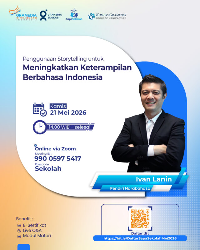 Webinar: Penggunaan Storytelling untuk Meningkatkan Keterampilan Berbahasa Indonesia